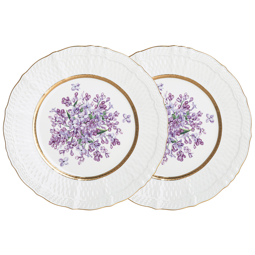 Набор тарелок закусочных 760-759 lefard lilac 2 шт. 205 см