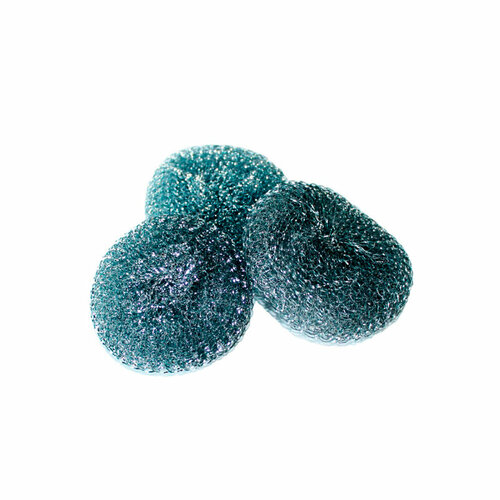 Мочалка металлическая для мытья посуды HOMYKO Плетеная 1 шт