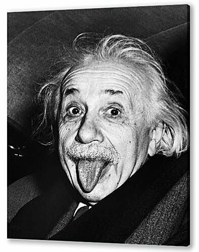 Плакат, постер на бумаге Albert Einstein-Альберт Эйнштейн. Размер 21 х 30 см