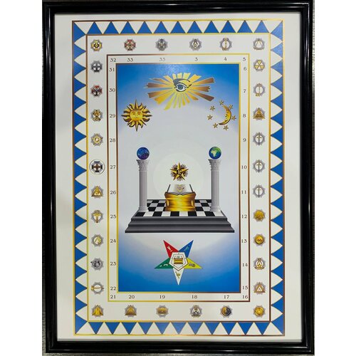 Постер Большой Масонский Алтарь