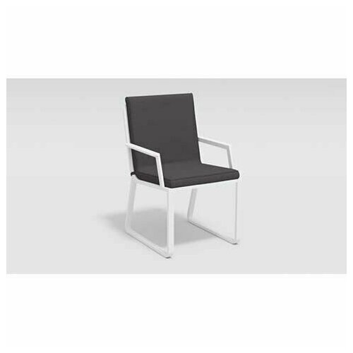 

Стул Gardenini Voglie Armrest белый антрацит с подлокотниками Антрацит
