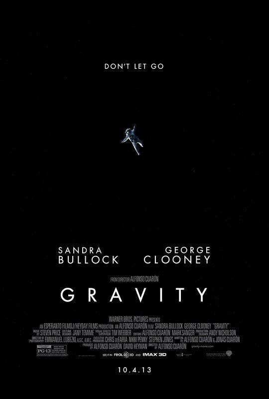 Плакат постер на холсте Гравитация (Gravity) Альфонсо Куарон. Размер 21 х 30 см