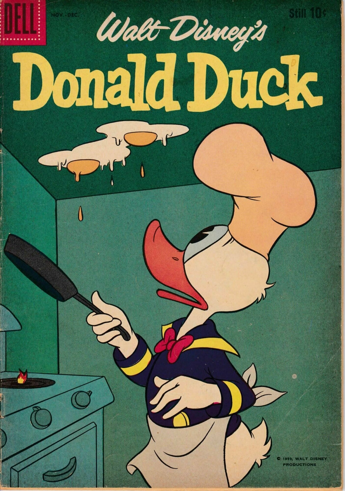 Плакат постер Дональд Дак (Donald Duck) на бумаге размер 21х30см