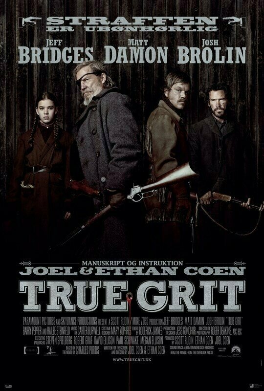 Плакат постер на бумаге Железная хватка (True Grit) Итан Коэн Джоэл Коэн. Размер 30 х 42 см