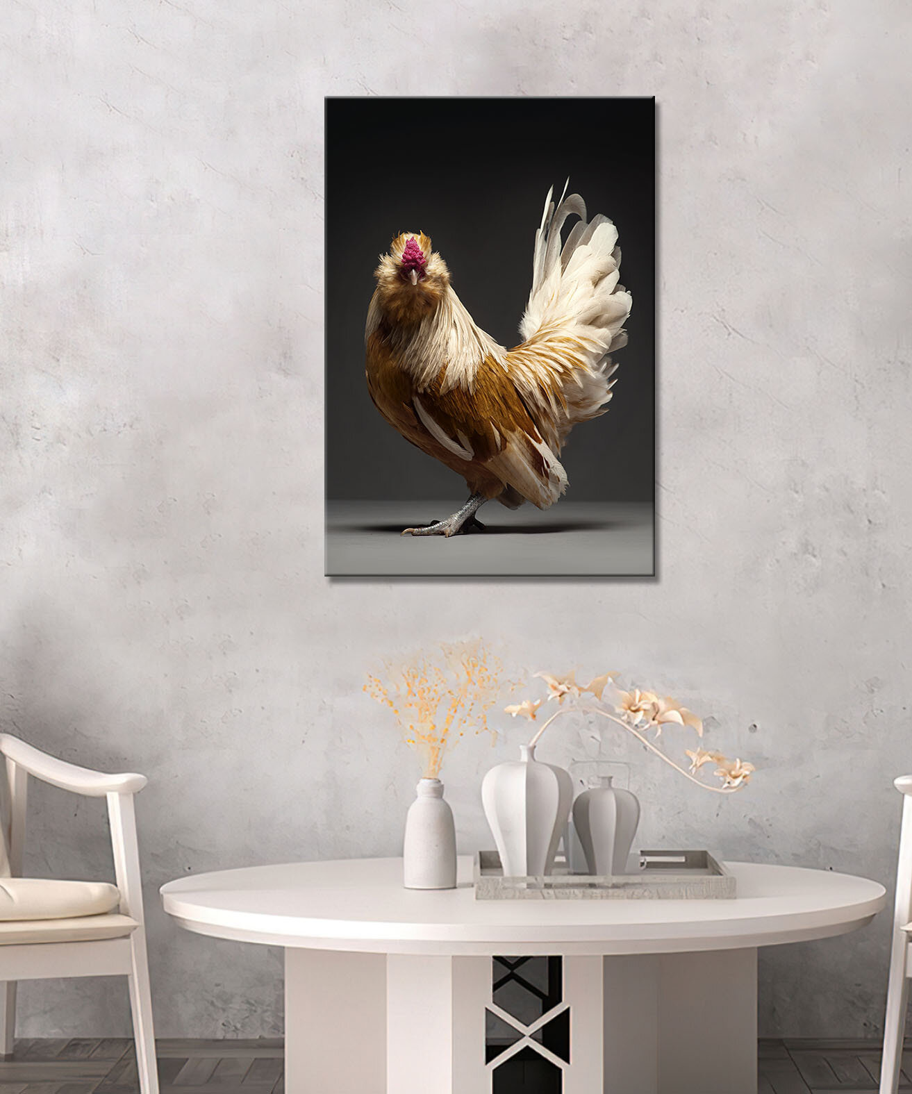 Картина - Курица, курицы, курочка, петух, петухи, красивые породы куриц (21) 20х30