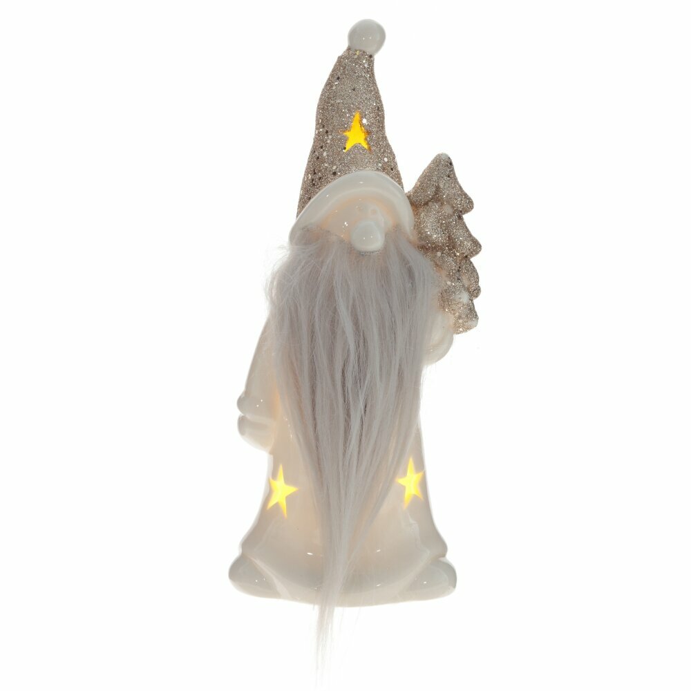 Фигурка декоративная с подсветкой Дед Мороз 2хR44 10х7х20 см KSM-776320