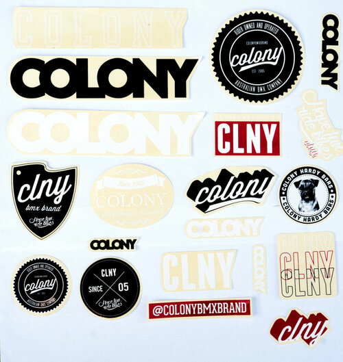 Наклейки стикеры COLONY Sticker Pack 23 Assorted pieces, 03-002200