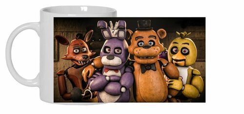 Кружка Five Nights At Freddy (FNAF) , 5 ночей с Фредди №12, Кружка-хамелеон