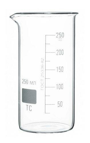 Стакан лабораторный высокий В-1-1000, 1000 мл, с носиком (ГОСТ 25336-82)