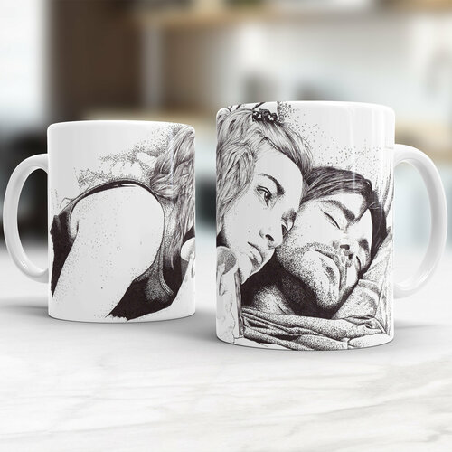 Кружка для чая и кофе с принтом Вечное сияние чистого разума