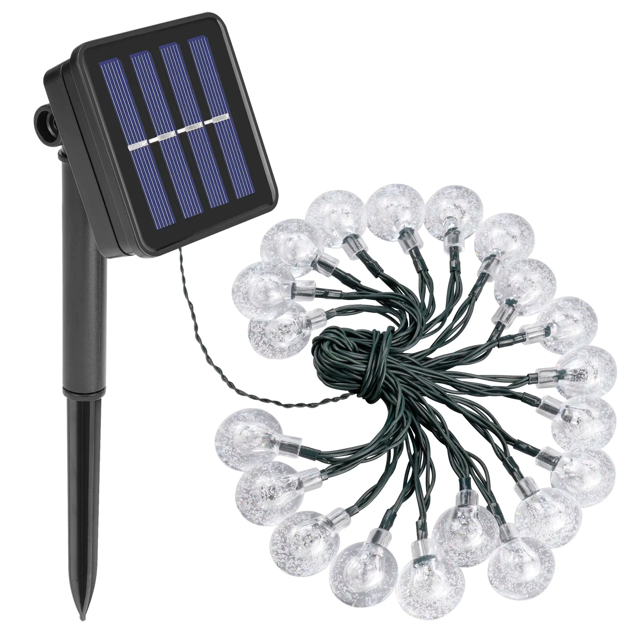 фото Гирлянда светодиодная Inspire "Barelas" на солнечных батареях 5 м цвет белый