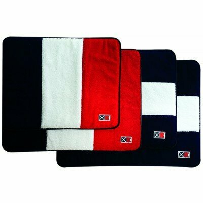 Набор ковриков, 2 темно-синих с белым и красным, 2 темно-синих с белым, 60x45 и 50x40 см