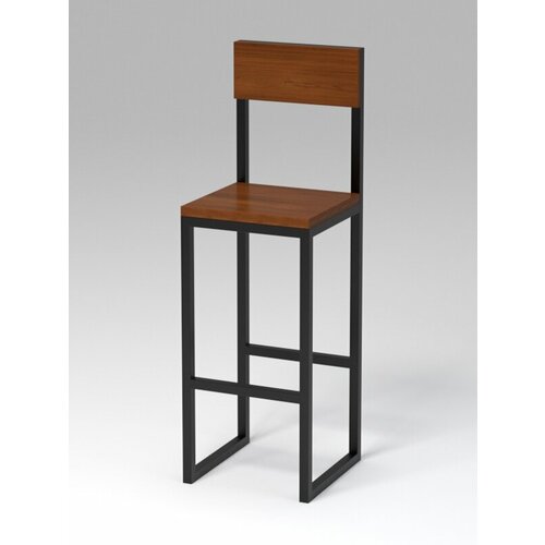 Стул барный Стронг 1 в стиле лофт Орех 35 x 35 x 110 см 7293₽