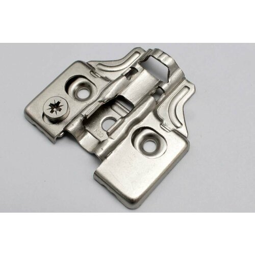 Планка монтажная 3D для петель Firmax Smartline Clip On, Soft-Close, H=2, крестовая с регулировкой по высоте, под саморез, 4 шт