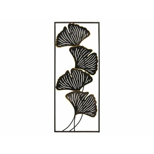 Настенное панно изящество гинкго, металлическое, 90х36 см, Koopman International
