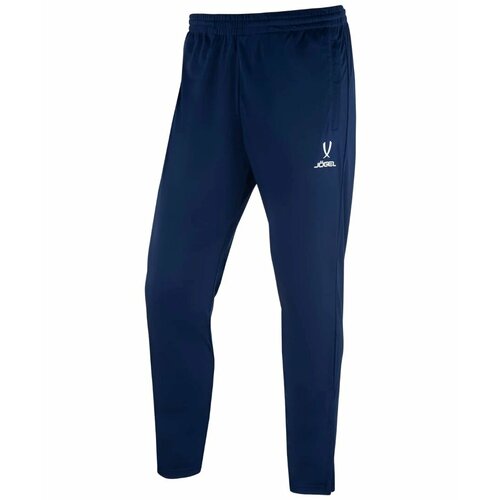 Футбольные брюки Jogel, регулировка объема талии, размер S, белый, синий