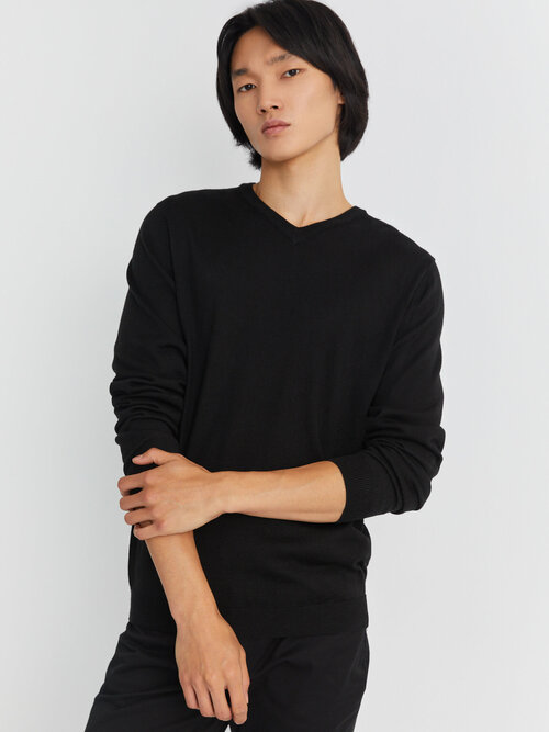 Пуловер Zolla, размер L, черный
