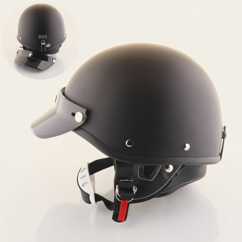 Шлем-каска (size: L, черный, матовый) "HELMET"