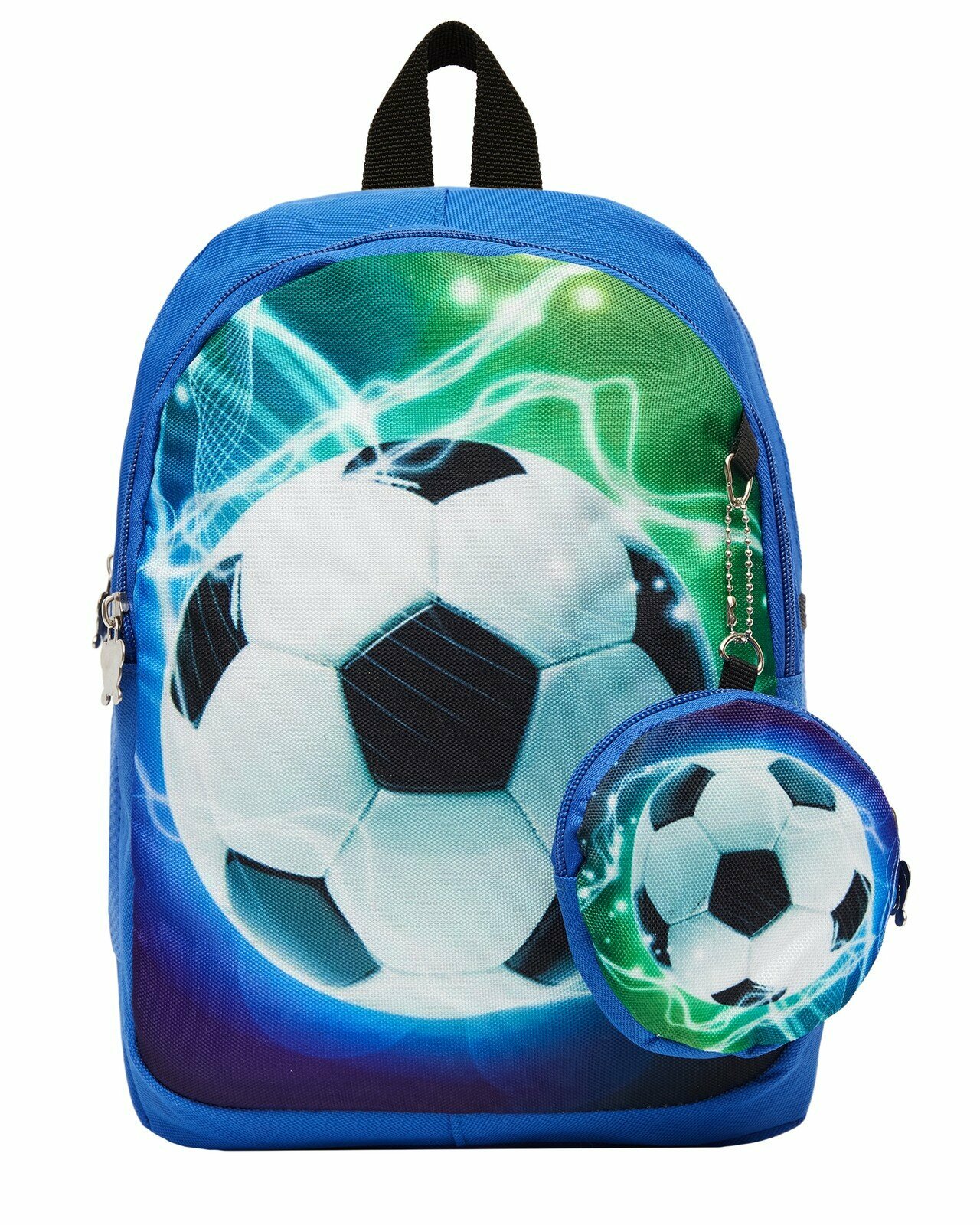 Детский рюкзак с принтами, для девочек и мальчиков, для прогулки и города футбол2