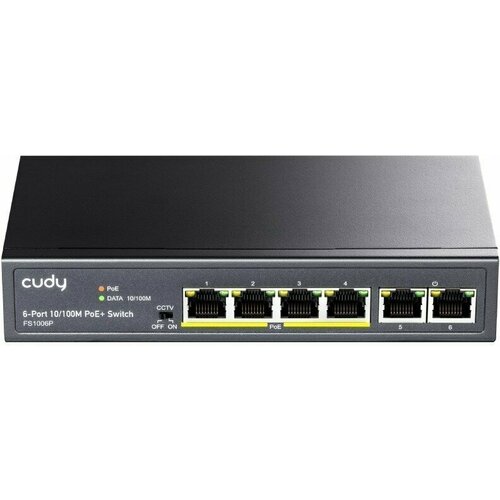Коммутатор switch Cudy FS1006P 275000₽