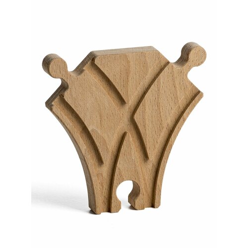 Элементы деревянной железной дороги - развилка 2 детали пп