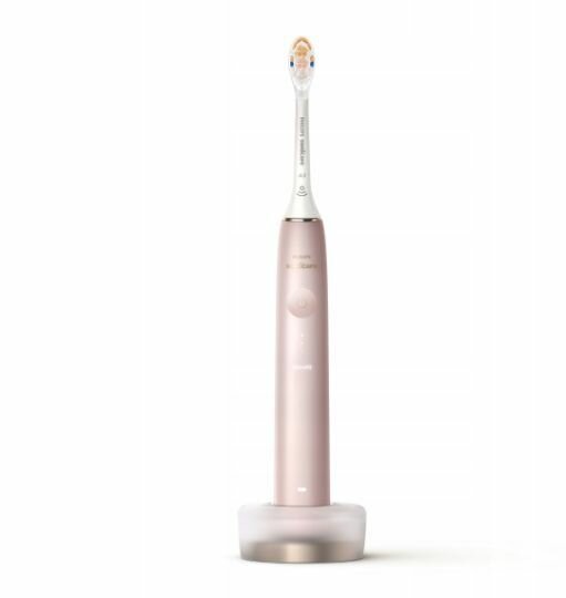 Электрическая звуковая зубная щетка Philips Sonicare DiamondClean Prestige 9900 Limited Edition HX9992/31, розовый - фотография № 4
