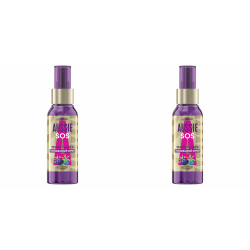 Aussie Несмываемый спрей SOS Термозащита 100мл, 2 шт.