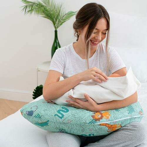 Подушка для беременных/для сна/кормящих/155x35/Форма-Бумеранг/Традиция