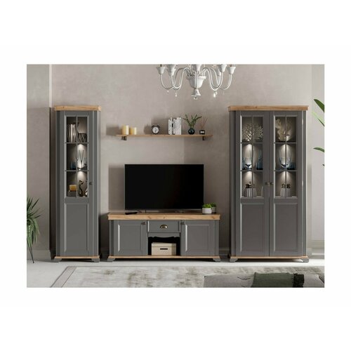 Амели Гарнитур для гостиной 1 Оникс Серый 145985₽