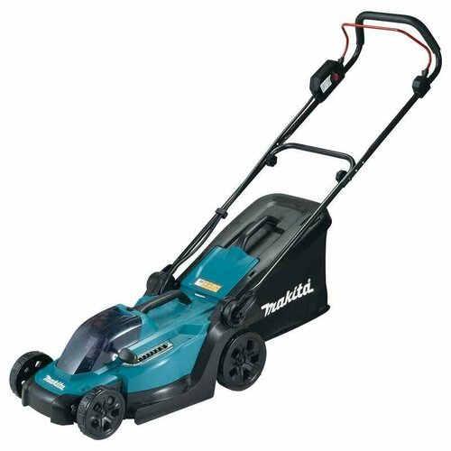 Аккумуляторная газонокосилка Makita, 18В, без АКБ и ЗУ, DLM330Z голубой, синий, бирюзовый, черный