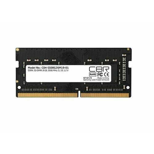 Оперативная память CBR DDR4 8GB CD4-SS08G26M19-01 268000₽