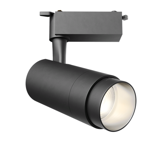 Трековый светильник Geniled Track Classic Zoom 20Вт 4000K 90Ra Черный с адаптером для 1-фазного шинопровода