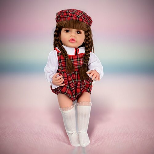 Реалистичная Силиконовая Кукла Реборн (55 см) 11346 кукла негритянка реборн силиконовая