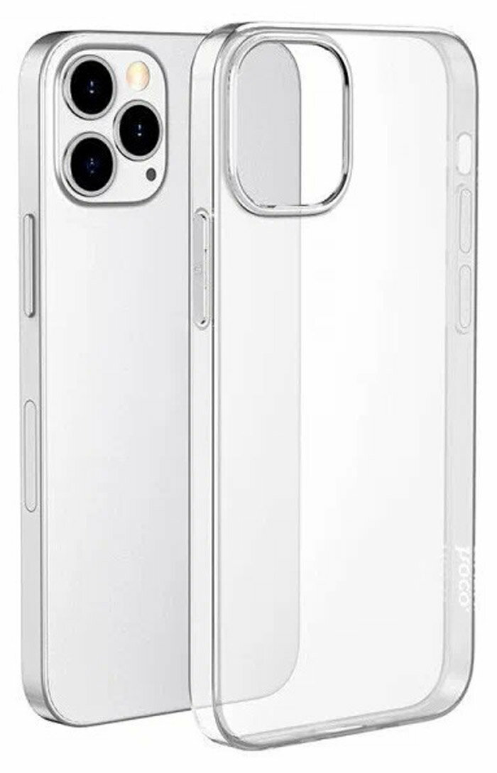 Силиконовый чехол для iPhone 14 Pro, прозрачный