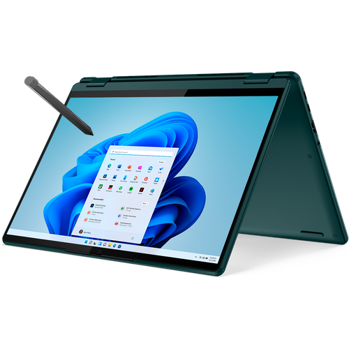 Ноутбук Lenovo Yoga 6 Gen 8 133 WUXGA Touch IPSAMD Ryzen 7 7730U16GB1TB SSDRadeon GraphicsWin 11 HomeRUSKBзеленый 83B2005CRK 14319000₽