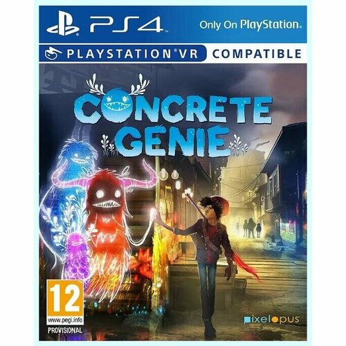 Игра Concrete Genie (с поддержкой VR) (PS4, русская версия) minecraft с поддержкой ps vr русская версия ps4