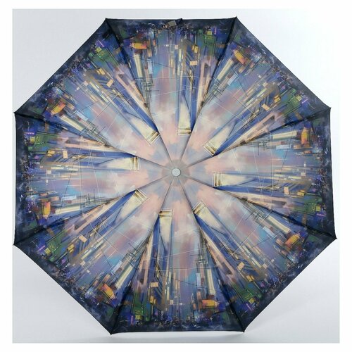 Зонт TRUST, механика, 5 сложений, купол 100 см, 8 спиц, для женщин, мультиколор