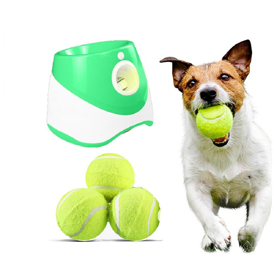 Теннисные мячики для мелких и средних пород собак, диаметр 5 см, 3 шт