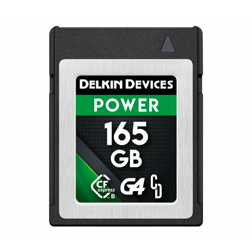 Карта памяти Delkin Devices CFexpress Type B 165GB Power G4 карта памяти delkin power cfexpress type b g4 512gb r1780 w1700mb s dcfxbp512g4