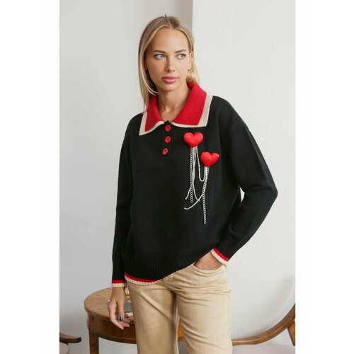 Джемпер, размер S/M, черный