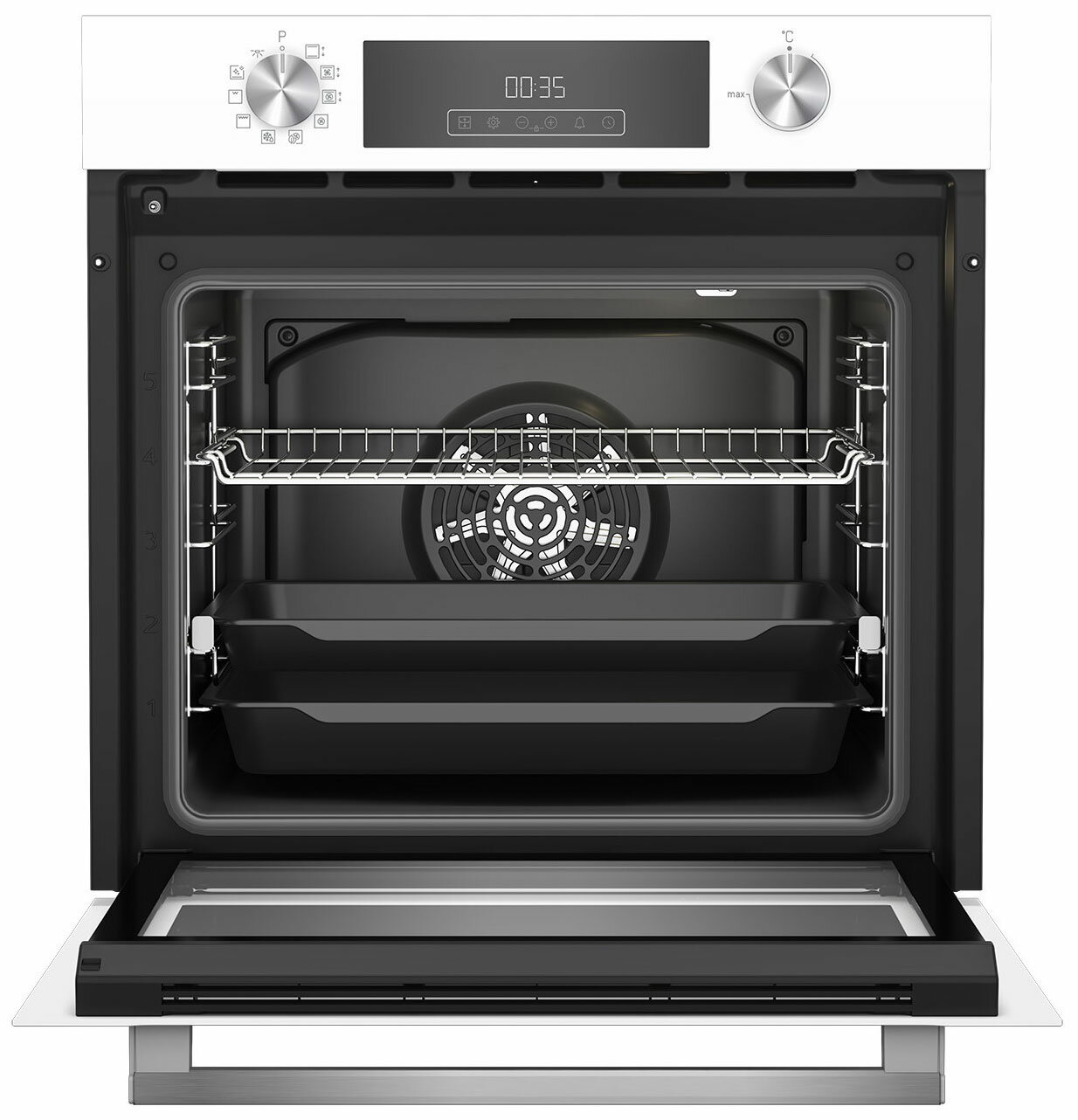 Встраиваемый электрический духовой шкаф Hotpoint FE8 821 H WH - фотография № 4