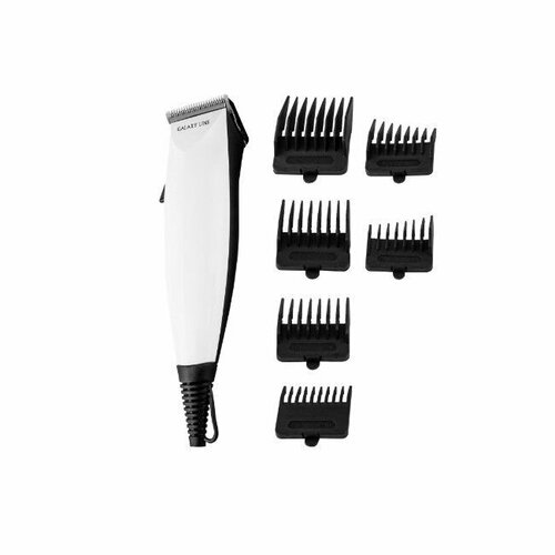 Машинка для стрижки Galaxy Line GL 4106 белыйчерный 12Вт насадок в компл6шт 131900₽