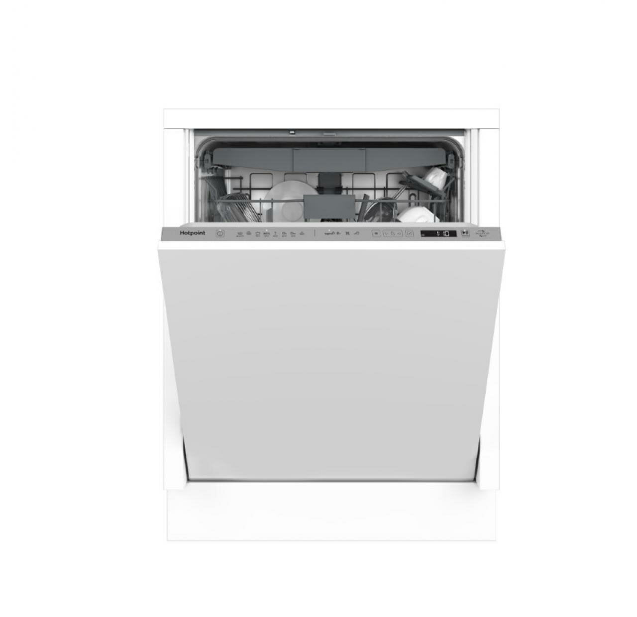 Встраиваемая посудомоечная машина Hotpoint HI 5D84 DW, 60 см, белый - фотография № 1