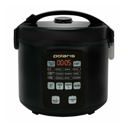 Мультиварка POLARIS PMC0591AD 750Вт чаша 5 л черный 1468800₽