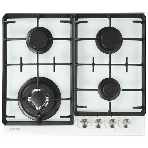 Газовая варочная поверхность NORDFROST HM 6042 W белый 2110100₽