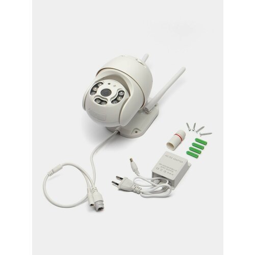 Уличная камера видеонаблюдения XY-A6 Поворотная Wi-Fi Smart Camera Датчик движения Ночная съёмка белая 399000₽