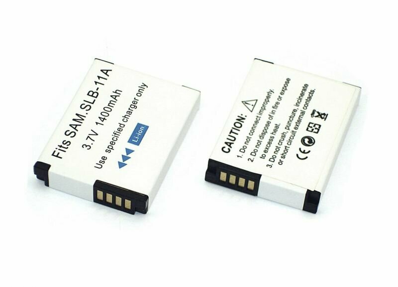 Аккумуляторная батарея для фотоаппарата Samsung CL65 (SLB-11A) 3.7V 1400mAh