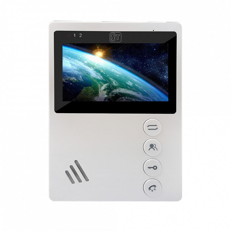 Space Technology ST-M101/4 (М) (белый) видеодомофон