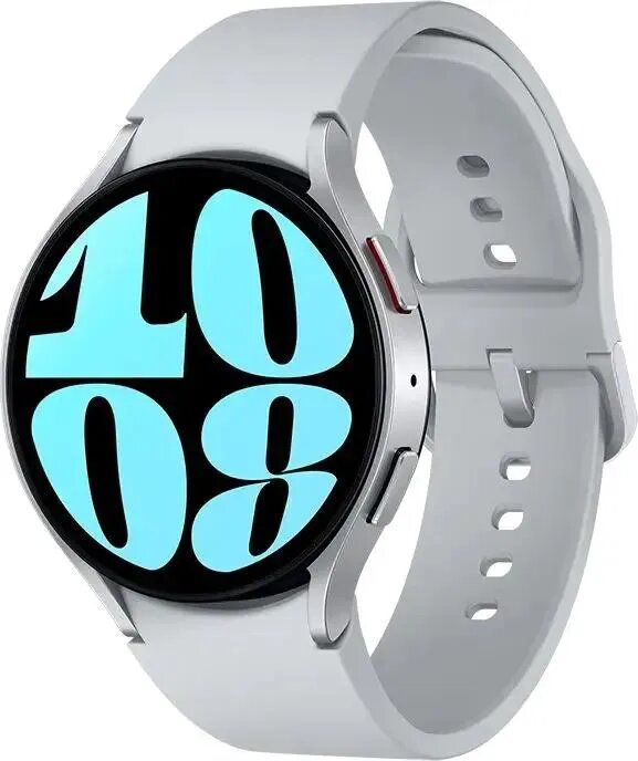 Смарт-часы Samsung Galaxy Watch 6 44мм, 1.5", серый/серебристый [sm-r940nzsacis]