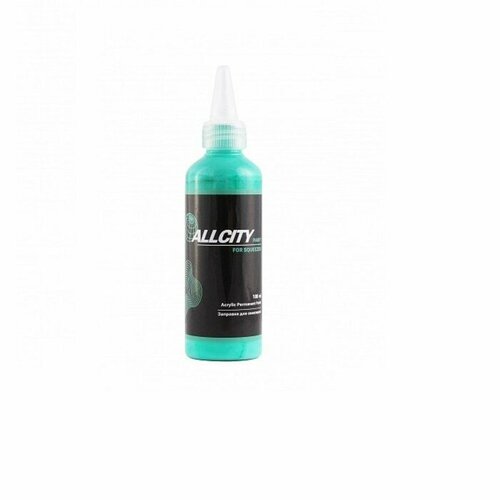 Allcity заправка Acrylic Permanent paint black 100мл. 9549232